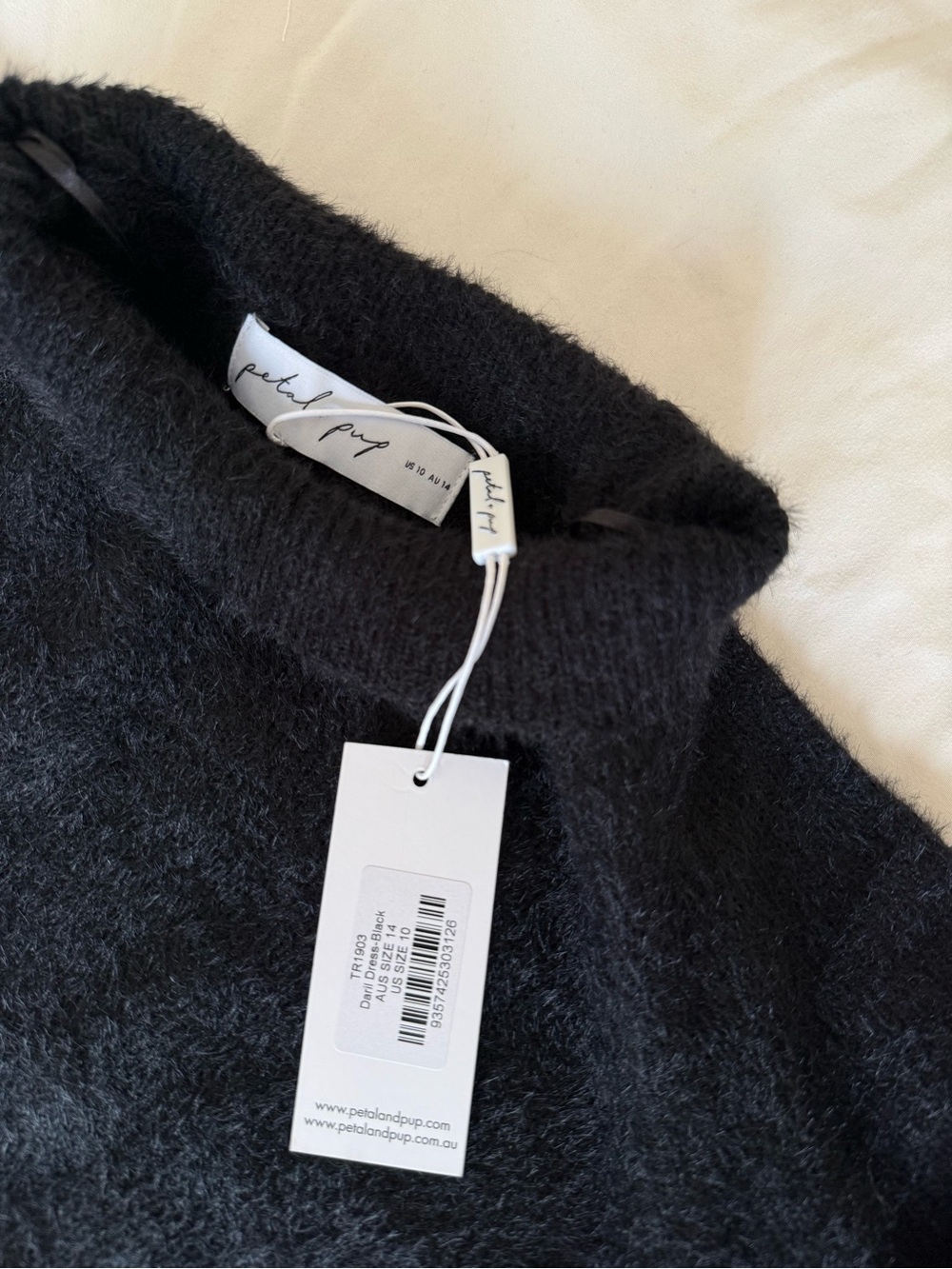 NWT Petal & Pup Black Daril Dress Women’s 10 - Picture 8 of 15